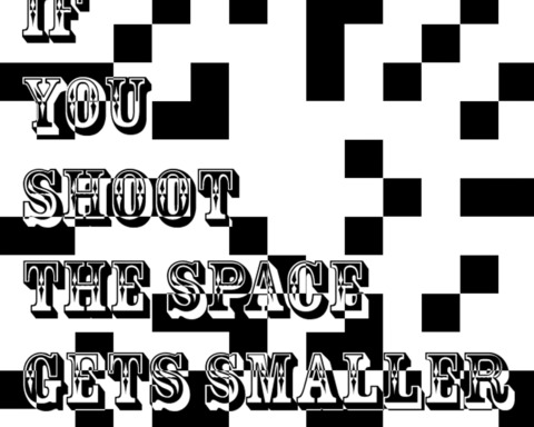 If you shoot the space gets smaller