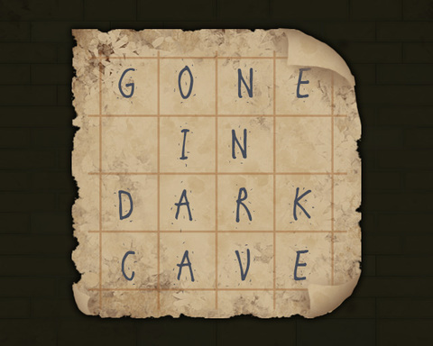 Gone in dark cave