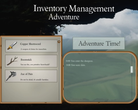Inventory Management Adventure