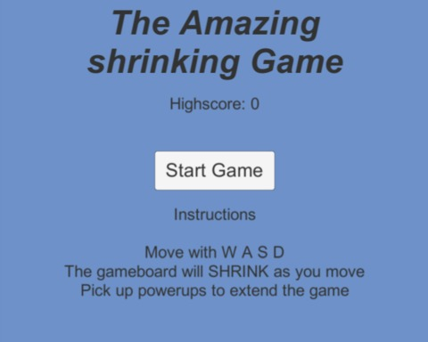 The Amazing Shrinking Game
