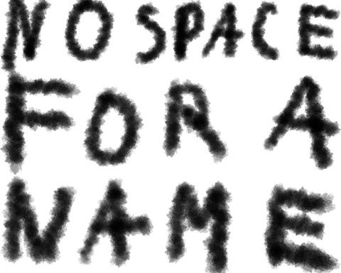 NO SPACE FOR A NAME