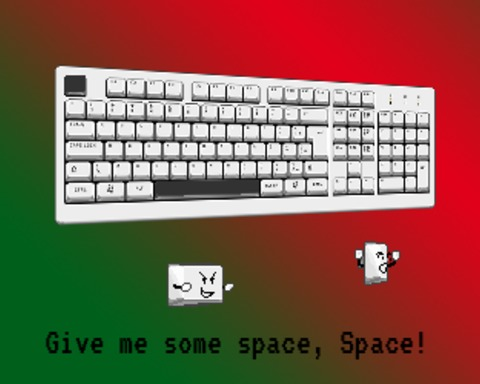 Give me some space, Space!