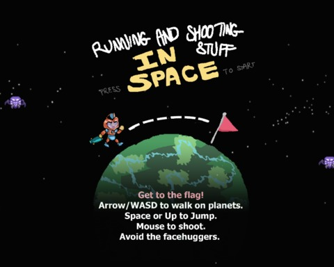 Running and Shooting Stuff in Space