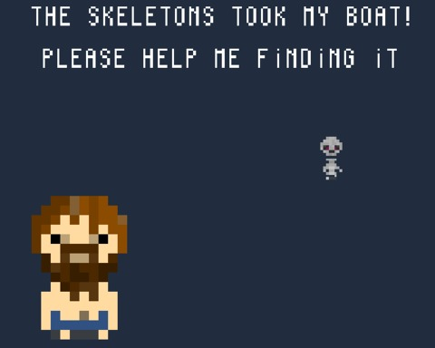 The skeletons took my boat
