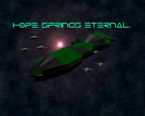 Hope springs eternal.