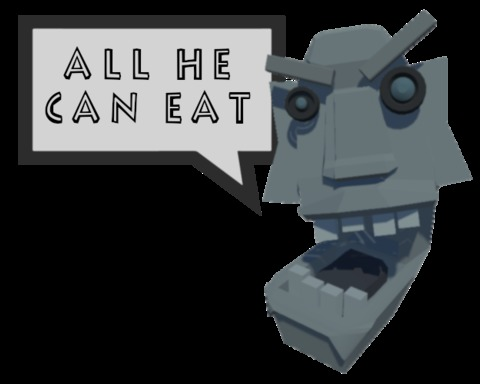 ALL HE CAN EAT