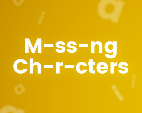 M-ss-ng Ch-r-cters