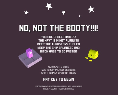 NO, NOT THE BOOTY!