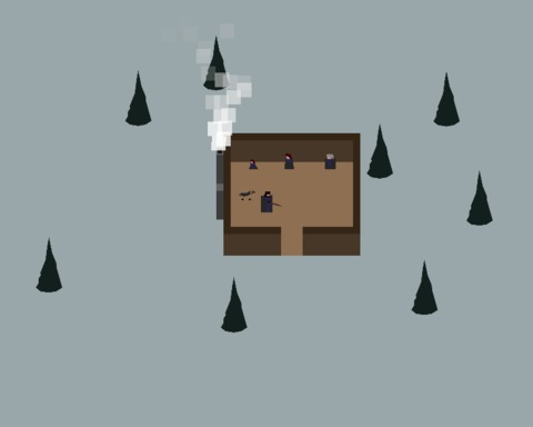 blood snow and wolves