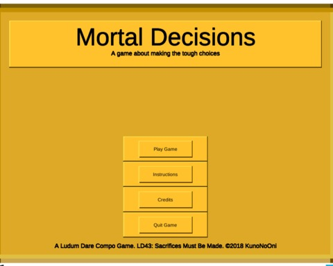 Mortal Decisions