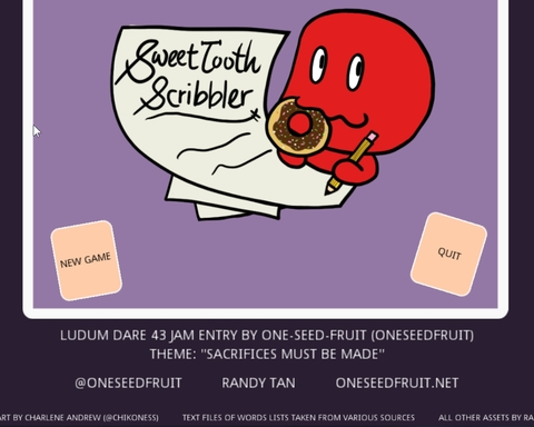 Sweet Tooth Scribbler