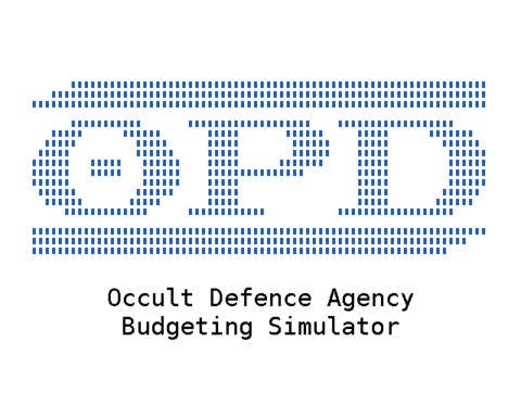 Occult Defence Agency Budgeting Simulator