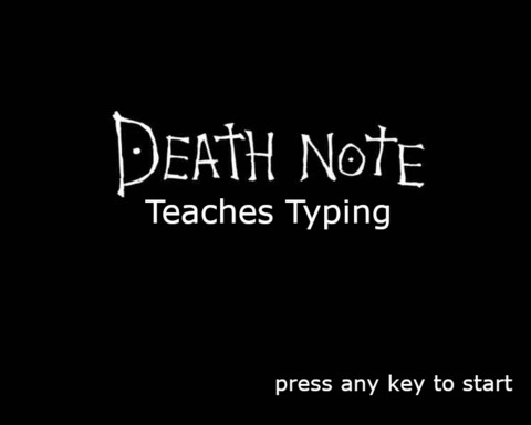 Death Note Teaches Typing