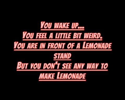 My first LD Game: Mutant Lemonade Stand