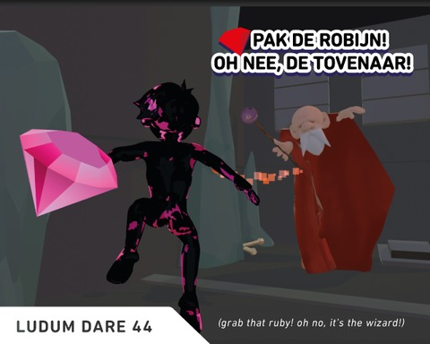 Pak de Robijn! Oh nee, het is de Tovenaar!