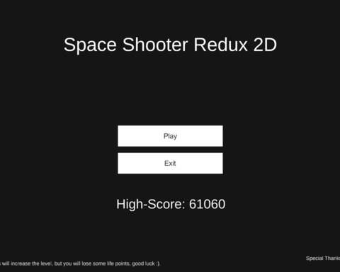 Space Shooter Redux 2D