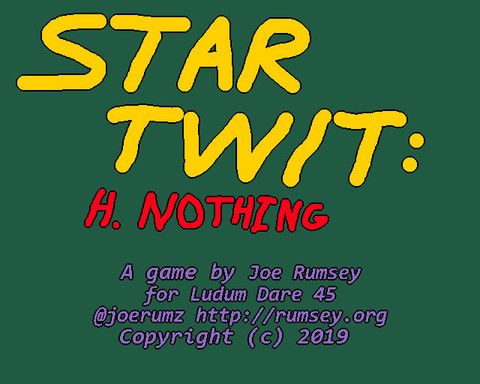 Star Twit: H. Nothing