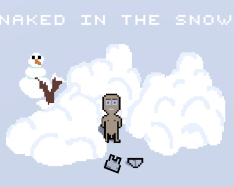 Naked in the snow