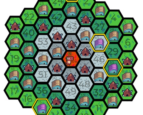 Ultimate Snakes and Stairs Punk board game
