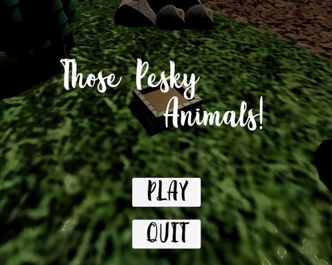 Those Pesky Animals
