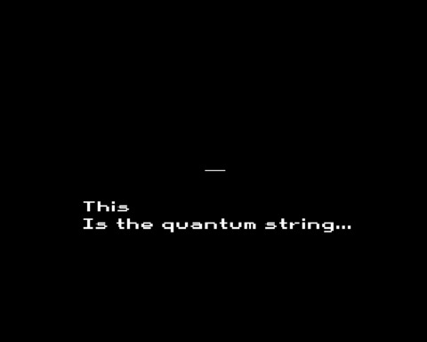 Dream of Quantum String