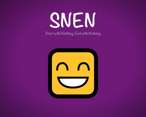 SNEN - Start with Nothing, End with Nothing