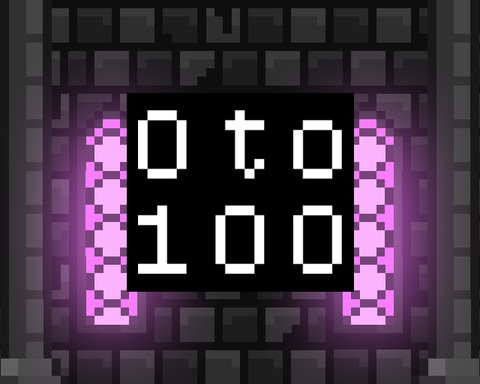 0 to 100