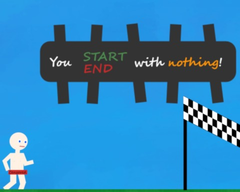 You start/end with nothing