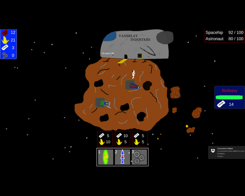 Escape From Tiny Asteroid