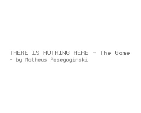 There is nothing here