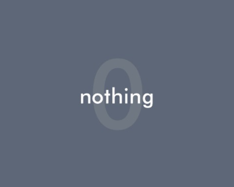 Start with nothing