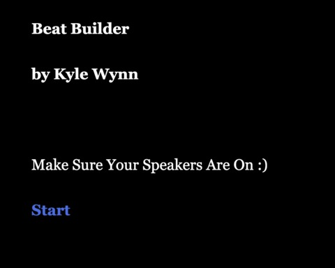 Beat Builder