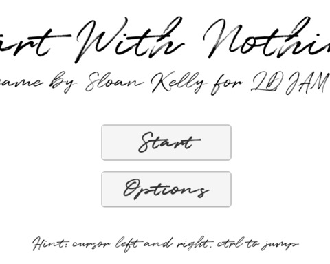 Start With Nothing