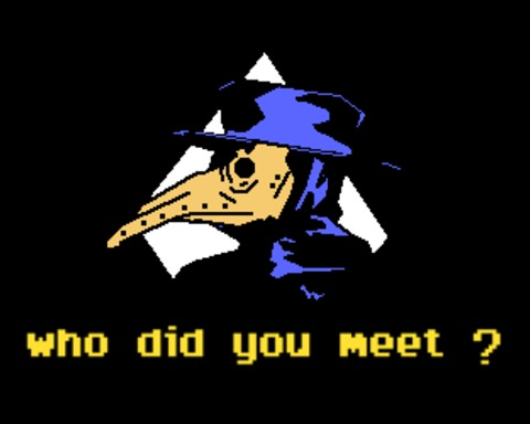 Who did you meet ?