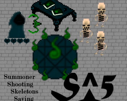 S^5 (Summoner Shooting Skeletons Saving Something)