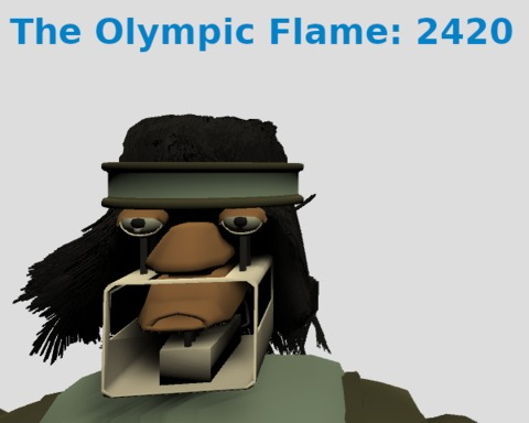 The Olympic Flame: 2420
