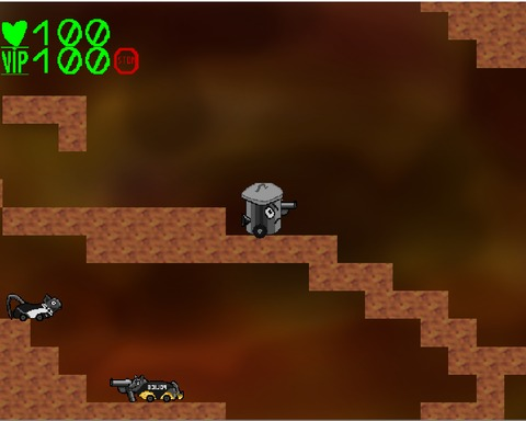 Keep Moving and Shooting for ME Useless Garbage Robot!!!