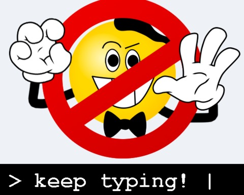 > keep typing!