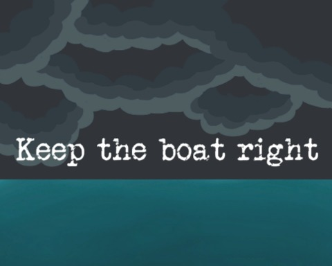 Keep the boat right