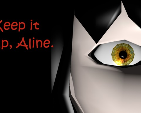 Keep it up, Aline.