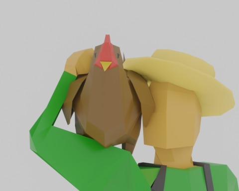Stocking chicken.