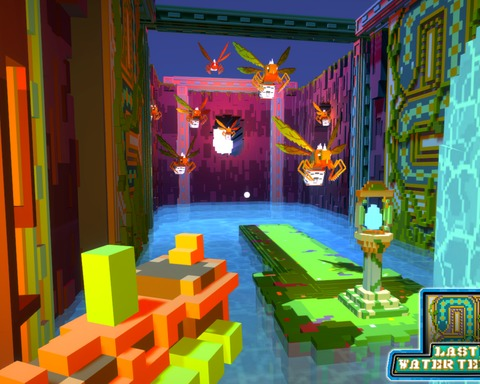 Last water temple. A VR Game, Added non-Vr version