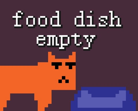 food dish empty