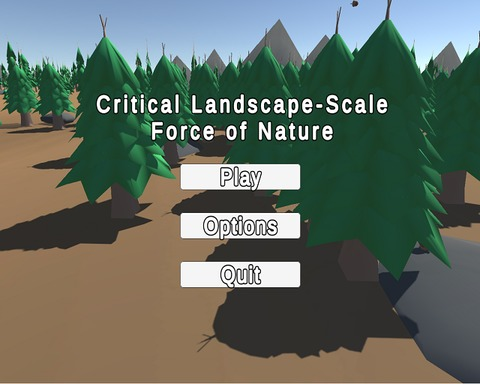 Critical Landscape-Scale Force of Nature
