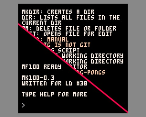 MF100 - HACK THE JAM (old console emulator)