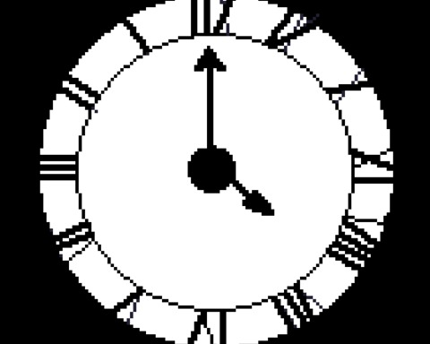 The man who watches the time pass