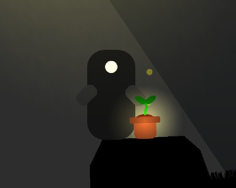 A drop of light.