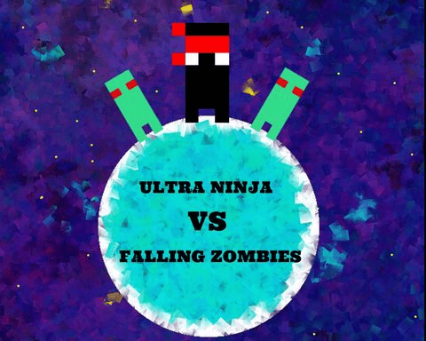 Ultra-ninja VS falling zombies