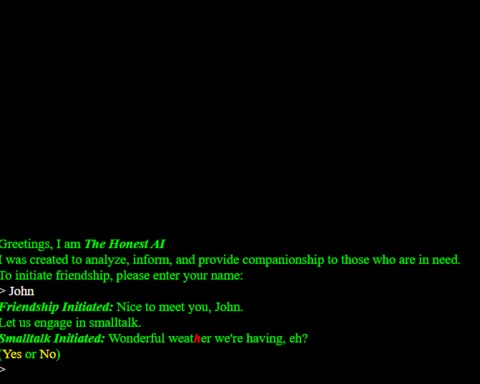 The Honest AI
