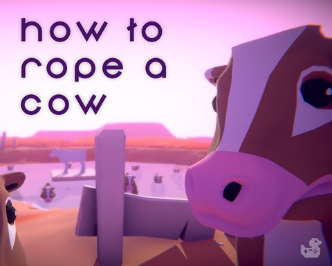 How to rope a cow